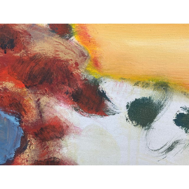 Abstract Oil on Canvas by Rolf Behm Dated 2012 For Sale - Image 4 of 5
