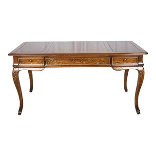 1980s Drexel Heritage Chinoiserie Writing Desk For Sale