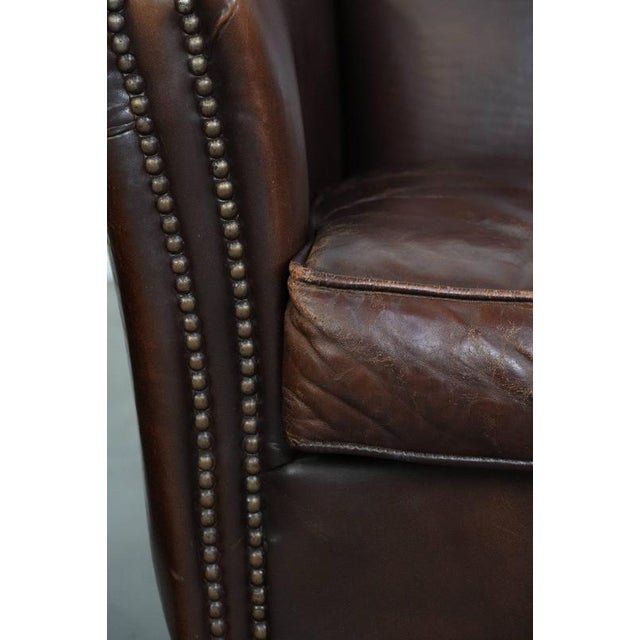 Vintage Sheepskin Club Chairs, Set of 2 For Sale - Image 12 of 18