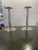 Vintage Candleholders in Stainless Steel, Set of 2 For Sale - Image 6 of 6