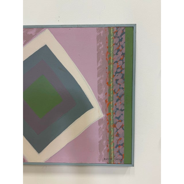 1979 Abstract Postmodern Painting by Harley Francis For Sale - Image 4 of 12