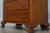 Vintage Bench Made Tiger Maple 4 Drawer Bachelor Chest For Sale - Image 9 of 16