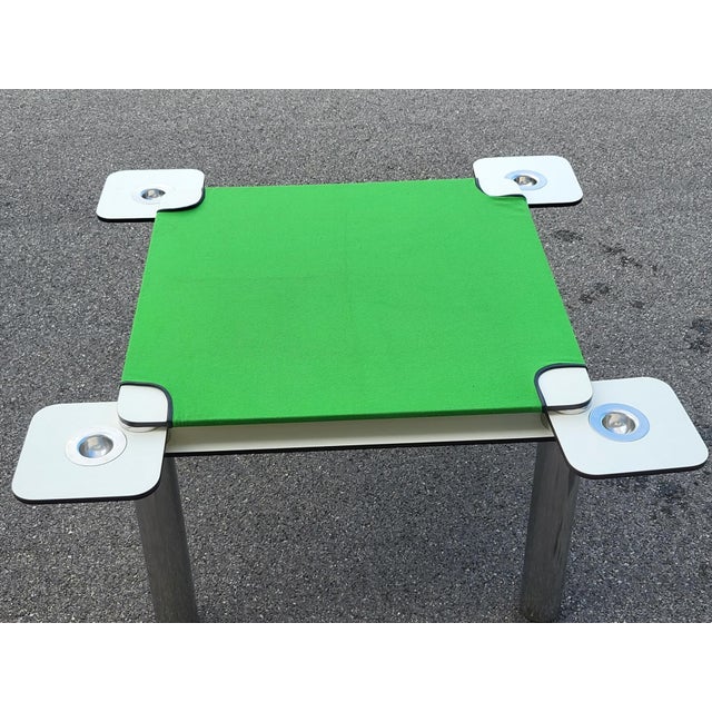 Zanotta Poker Game Table by Joe Colombo for Zanotta, 1968 For Sale - Image 4 of 18