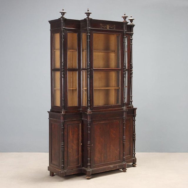 Antique Rosewood Bookcase, 1800s For Sale - Image 14 of 14