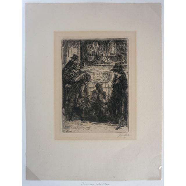 Early 20th Century Social Realism Etching by John Sloan For Sale In Monterey, CA - Image 6 of 6