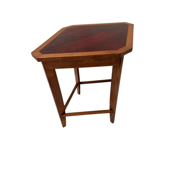 Art Deco Modernist Octagonal Side Table by Paul Bromberg for Pander, 1920s For Sale - Image 6 of 13