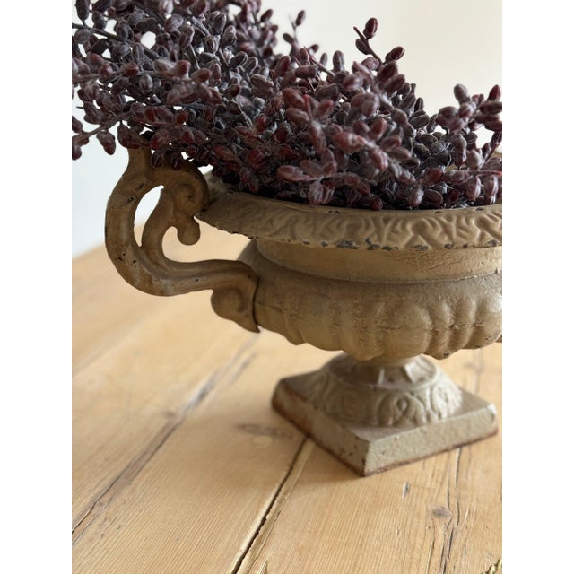 Antique French Garden Urn For Sale - Image 4 of 5