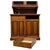 19th Century 20th Century Edwardian English Walnut Bookcase with Bevelled Mirror, 1890s For Sale - Image 5 of 13