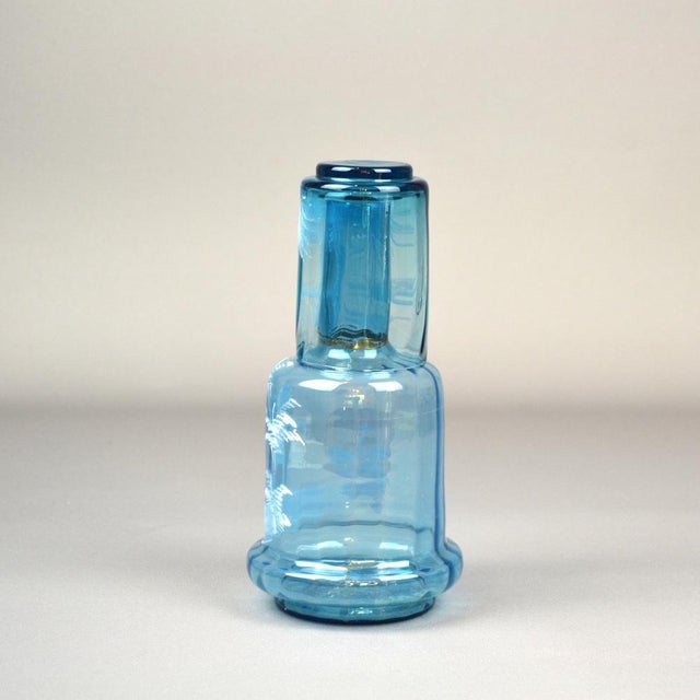 Victorian Decanter with Glass, Set of 2 For Sale - Image 5 of 12