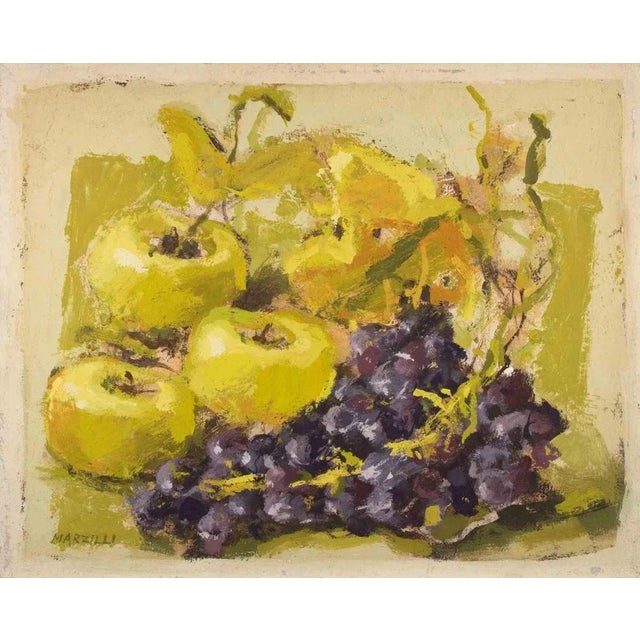 Franco Marzilli, Still Life, Oil Painting, 1970s For Sale - Image 6 of 6