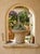 2000 - 2009 Vintage Cast Stone Basket Weave Garden Planter For Sale - Image 5 of 10