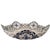 Ceramic Two Antique Meissen Blue Onion reticulated serving dishes with crossed swords hallmark For Sale - Image 7 of 17