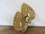 Gold Leaf Wall Sconce in Gold-Tone Metal, 1970s For Sale - Image 9 of 10