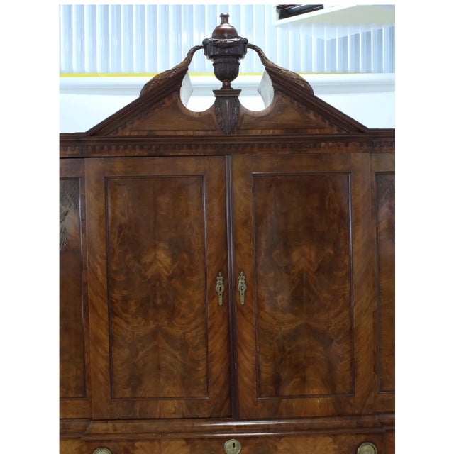 Late 18th Century 18th C. Neoclassical Dutch Mahogany Armoire For Sale - Image 5 of 9