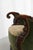 Danish Carved Lounge Chair in Green Velvet, 1920s For Sale - Image 14 of 18