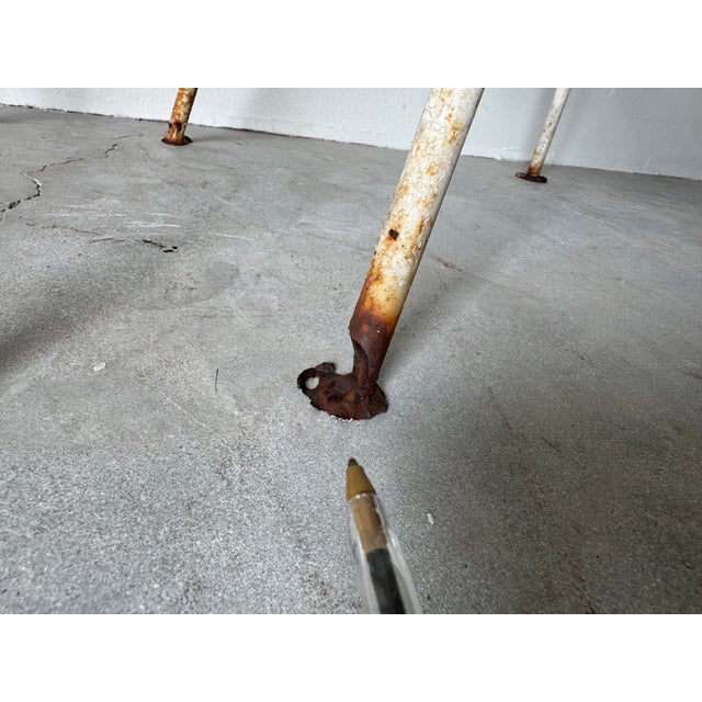 Mid-20th Century Maurizio Tempestini for Salterini Outdoor Metal Footstools / Ottomans – Pair For Sale - Image 12 of 12