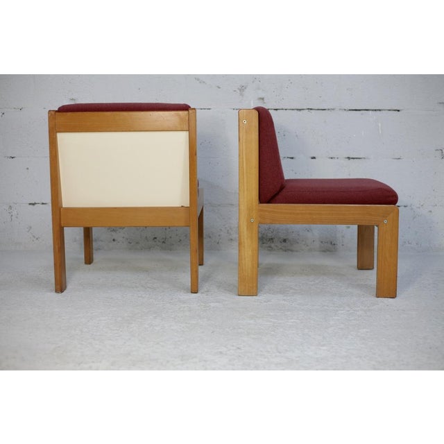 Wood Set of French Chairs by André Sornay, 1960 For Sale - Image 7 of 16