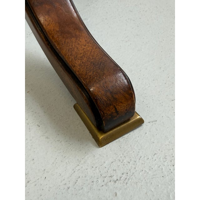 Brown Vintage Theodore Alexander Telescopic Accent Side Table (Re50020) For Sale - Image 8 of 9