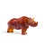Lalique Lalique French Crystal Amber Rhino Sculpture For Sale - Image 4 of 9