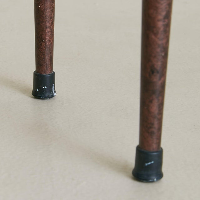 Italian Lacquered Goatskin Stool in the Manner of Aldo Tura, 1960s For Sale - Image 16 of 18