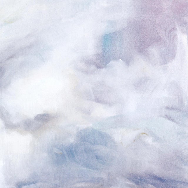 Figurative Wishful Thinking - Large Sunny Day Landscape Skyscape Painting Original Artwork by Jodi Miller For Sale - Image 3 of 9