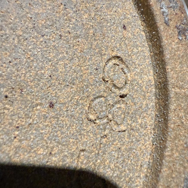 1980 Leon Art Bowl Handmade Glazed Studio Pottery Post Modern Stoneware For Sale - Image 9 of 14