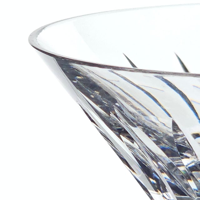 Late 20th Century Waterford Crystal Maeve Tall Cocktail Martini Glass For Sale - Image 10 of 12