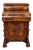 Antique Victorian Burl Walnut Writing Desk with Maple Inlay, England, 1800s For Sale