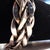 Mid 20th Century Midcentury Modern Braided Silver Link Bracelet For Sale - Image 5 of 9
