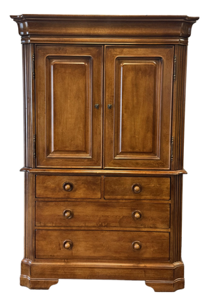 Vintage Stanley Furniture Gentleman’s / Entertainment Armoire Chest