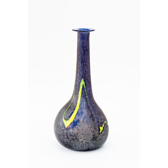 Glass Glass Vase by Murano, Italy, 1970s For Sale - Image 7 of 10