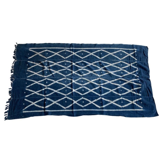 Andrianna Shamaris Antique Indigo Mali Textile For Sale - Image 15 of 18