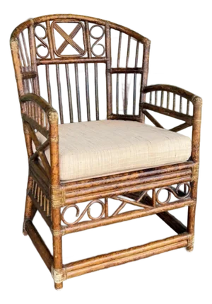 Brighton Tortoiseshell Bamboo Armchair
