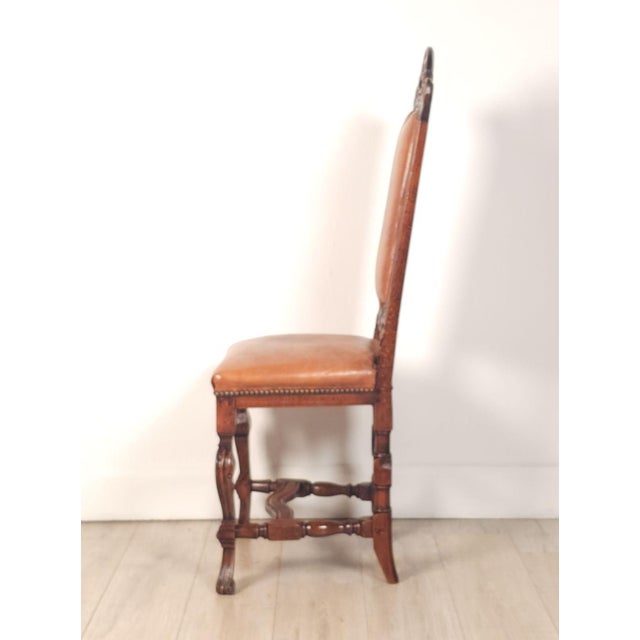 Early 18th Century Norwegian Baroque Chair, Circa 1700 For Sale - Image 5 of 11