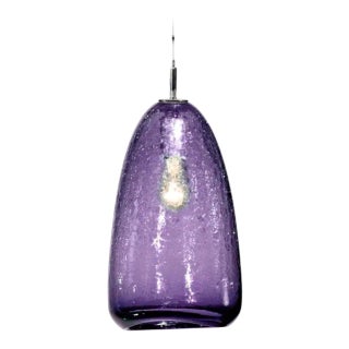 Summit Pendant Light from the Boa Lantern Collection in Blue Lilac For Sale