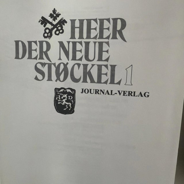 Illustration 1980s Eugene Heer’s Comprehensive List of Firearms Makers, Neue Stockel vols 1 & 2 For Sale - Image 3 of 8
