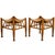 Pair Antique Thebes Egyptian Revival Arts & Crafts Stools Liberty & Co 1900 For Sale - Image 14 of 18