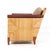 John Hutton for Donghia Merbau Collection Mid Century Mahogany and Rattan Club Chairs - Pair For Sale In Chicago - Image 6 of 12