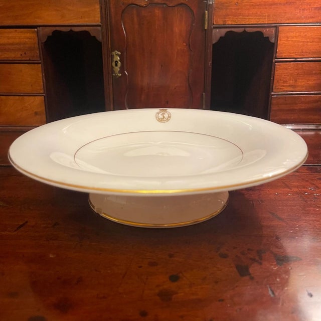 Early 20th Century 20th Century British Naval Gilt Compote For Sale - Image 5 of 5