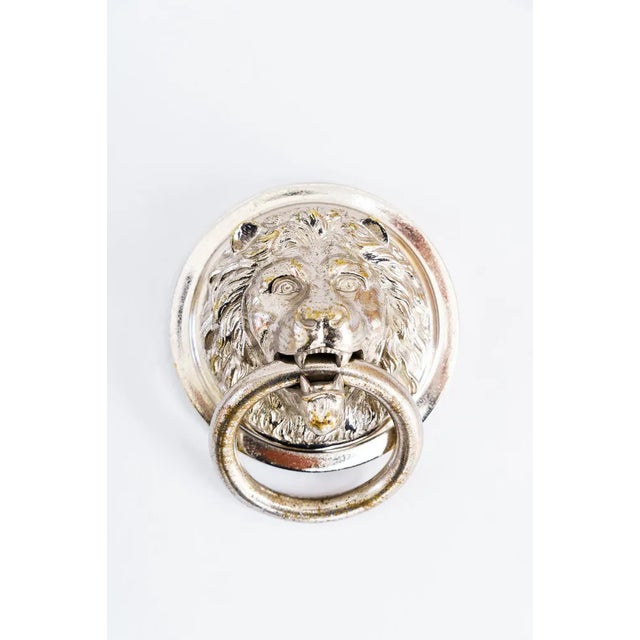 Vintage Nickel Plated Handrail, 1920s, Set of 9 For Sale - Image 4 of 6