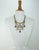 Vintage Scarab Bib Chain Link Egyptian Style Necklace, c.1980 For Sale - Image 10 of 11