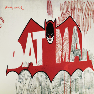 After Andy Warhol, Batman, Limited Edition Lithograph, 1980s