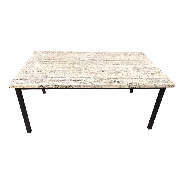 Vintage Travertine Coffee Table, 1970s For Sale