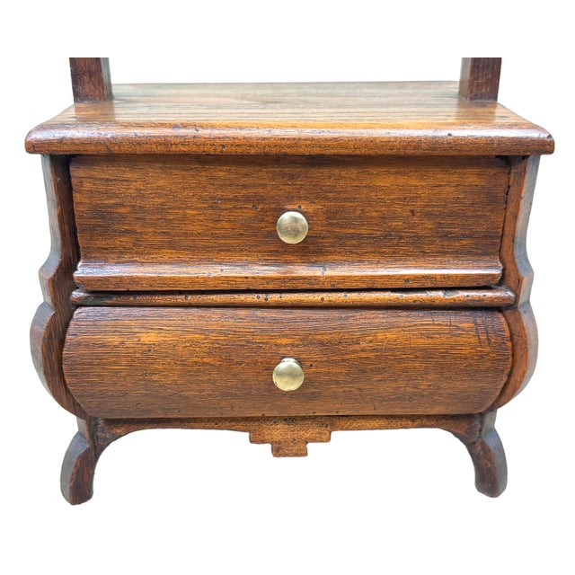 19th Century Dutch Walnut Miniature Book Press For Sale - Image 12 of 13