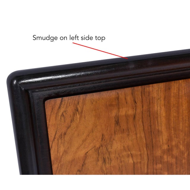 John Stuart and Mount Airy Modern King Size Bed Headboard Walnut and Dark Wood For Sale - Image 11 of 11