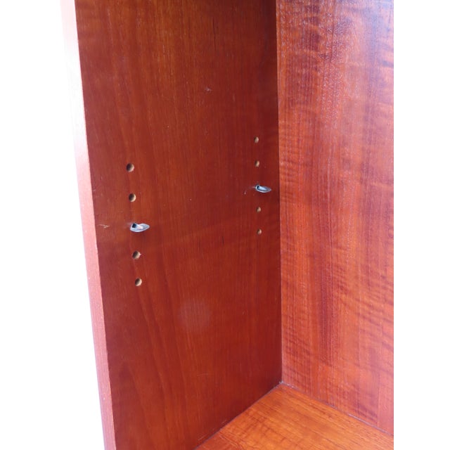 Brown Johannes Sorth for Bornholms Møbelfabrik Bookcase With Secretary Desk 6905 For Sale - Image 8 of 18