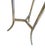 Metal Vintage Pink Marble and Brass Tripod Side Table in the Style of Cedric Hartman Mid Century Modern Gueridon For Sale - Image 7 of 11