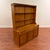 Vintage two-piece teak plinth base sideboard with hutch, made in the U.K. by G-Plan circa early 1970's. The bottom buffet...