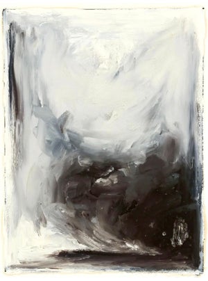 Sarah Amos, Contemporary Abstract Landscape Monotype Painting Sarah Amos, 1995