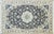 Wool and silk Persian rug. Nain rugs are constructed using the Persian knot and typically have between 300 and 700 knots...